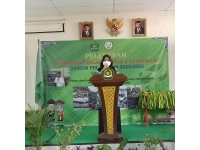 Sambutan Wali Kelas 9.1 pada Pelepasan Siswa Siswi MTsN 4 Tangerang Tahun Pelajaran 2020/2021