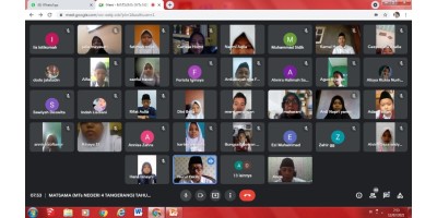 Foto Matsama on line MTs Negeri 4 Tangerang Tahun Pelajaran 2021/2022